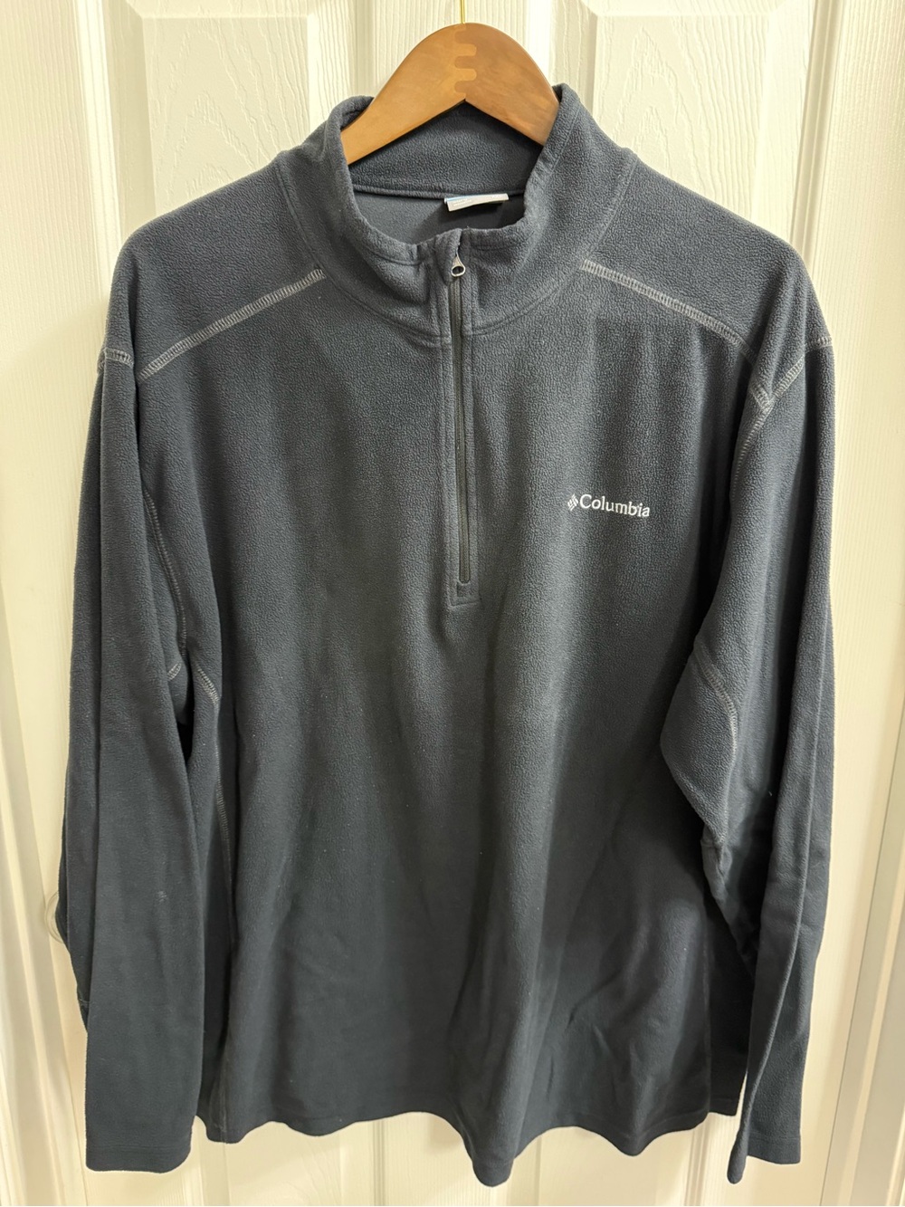 Columbia Men's Quarter-Zip Fleece Pullover - Black